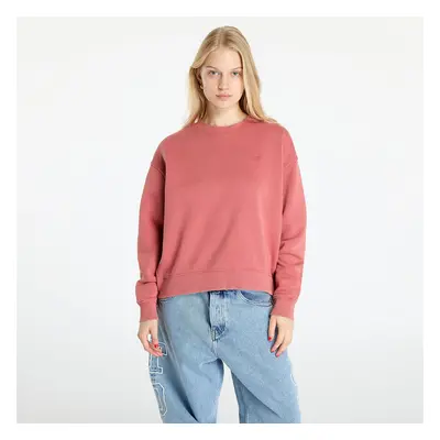 Mikina Lee Crew Sweatshirt Cinnamon