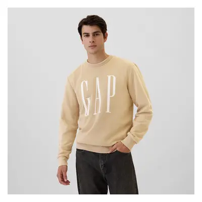 Mikina GAP Fleece Sweatshirt Khaki