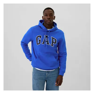 Mikina GAP Logo Pullover Hoodie Radiant Blue