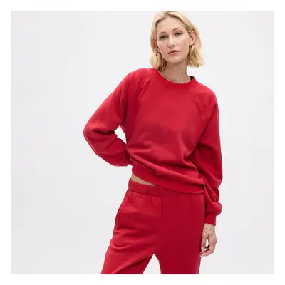 Mikina GAP Pullover Crew Modern Red