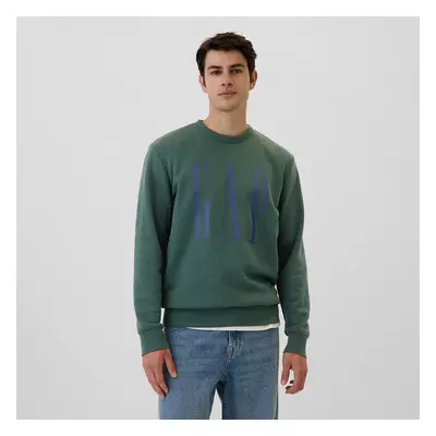 Mikina GAP Fleece Sweatshirt Moores Green