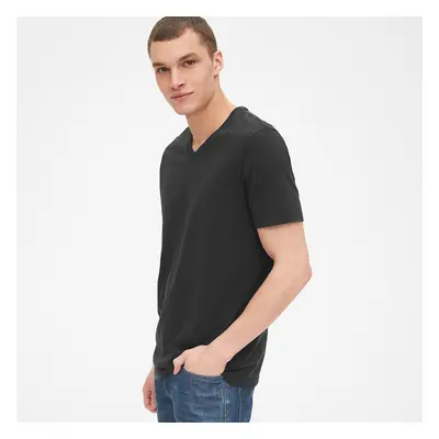 Tričko GAP Classic Vneck Tee True Black