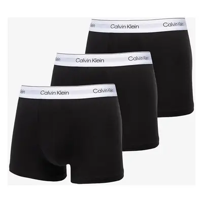 Boxerky Calvin Klein Extra Soft Cotton Stretch Trunk 3-Pack Black