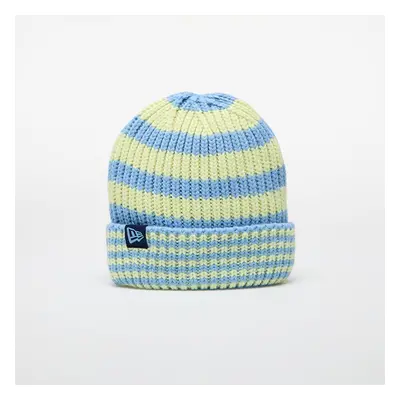 Čepice New Era Knit Medium Stripe Beanie Pastel Blue