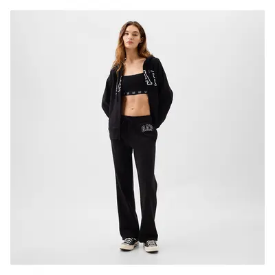 GAP Logo Boot Sweatpants True Black