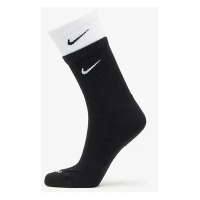 Ponožky Nike Everyday Plus Cushioned Training Crew Socks Black/ White/ Black