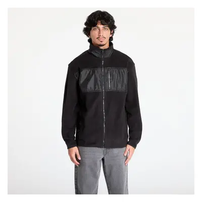 Bunda Urban Classics Patched Micro Fleece Jacket Black