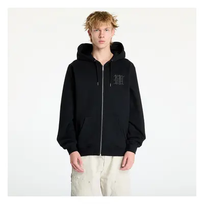 Mikina Wasted Paris Kingdom Curve Zip Hoodie Black