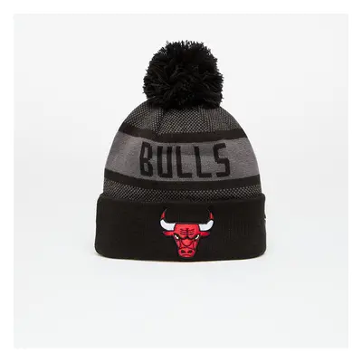 Čepice New Era Chicago Bulls Knit Medium NBA Jake Cuff Beanie Graphite/ Dark Graphite