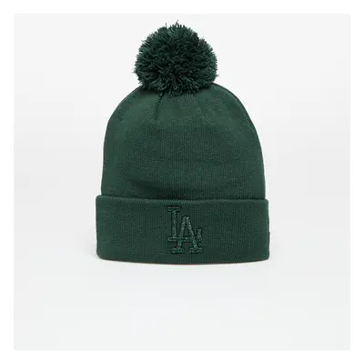 Čepice New Era Los Angeles Dodgers MLB Wmns Knit Medium Metallic Bobble Beanie Dark Green