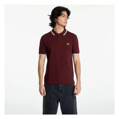 Tričko FRED PERRY Twin Tipped Shirt Oxblood