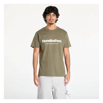 Tričko Horsefeathers Quarter T-Shirt Burnt Olive