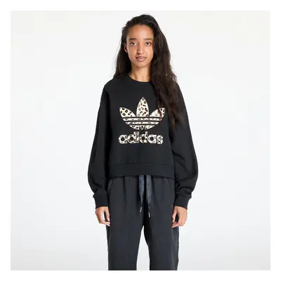 Mikina adidas Leopard Sweatshirt Black