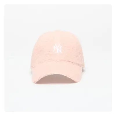 Kšiltovka New Era New York Yankees MLB Womens Borg 9FORTY Adjustable Cap Pink Lemonade/ White