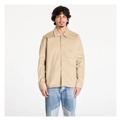 Košile Dickies Corduroy Long Sleeve Shirt Khaki