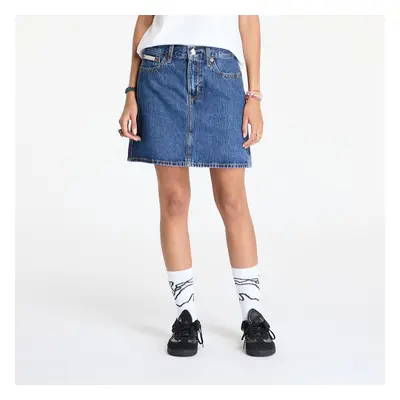 Sukně Calvin Klein Jeans Hero High Rise Mini Skirt Blue