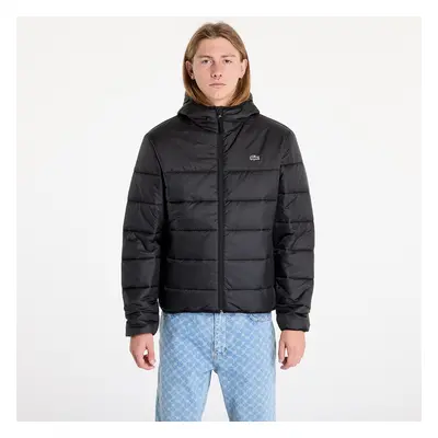 Bunda LACOSTE Men's Water-Repellent Quilted Puffer Jacket Black/ Black