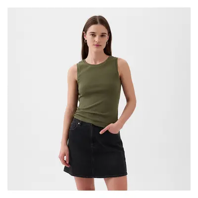 Tílko GAP Sleeveless Modal Shell Olive Night 19-0515Tcx