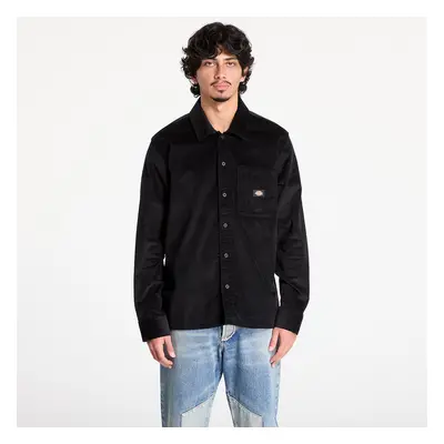 Košile Dickies Corduroy Long Sleeve Shirt Black