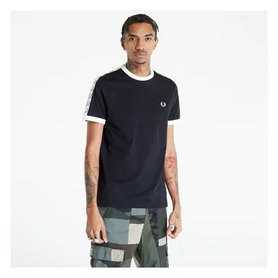 Tričko FRED PERRY Taped Ringer T-shirt Black