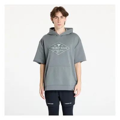 Mikina Under Armour Project Rock Heavyweight Short Sleeve Hooded Tools T-Shirt Clay Green/ Clay 