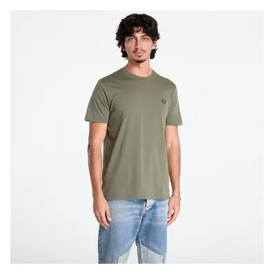 Tričko FRED PERRY Crew Neck T-Shirt Laurel Wreath Green / Night Green