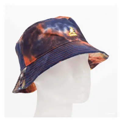 Klobouk KANGOL Tie Dye Bucket Navy/ Light Red/ Yellow