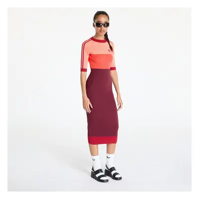 Šaty adidas x KSENIASCHNAIDER Knitted Dress Coral Fusion/ Bright Red/ Shadow Red