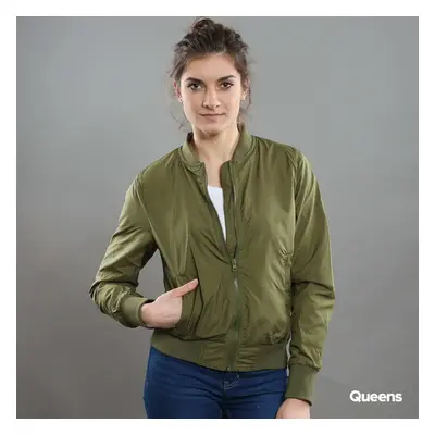 Bunda Urban Classics Ladies Light Bomber Jacket Olive