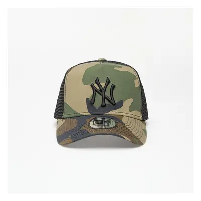 Kšiltovka New Era Cap Clean Trucker New York Yankees Wdcblack