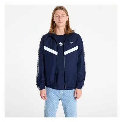 Bunda LACOSTE Tennis Monogram Track Jacket Navy Blue/ White