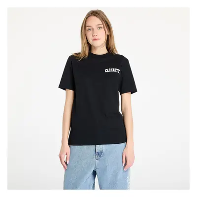 Tričko Carhartt WIP University Script Short Sleeve T-Shirt UNISEX Black/ White