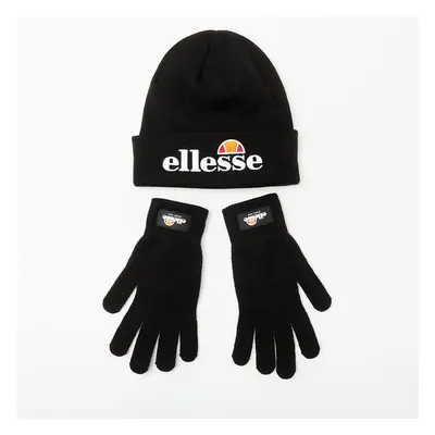 Čepice Ellesse Velly Beanie & Bubb Gloves Black