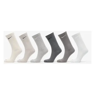 Nike Everyday Plus Cushioned Training Crew Socks 6-Pack Multi-Color