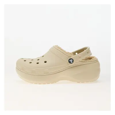 Tenisky Crocs Classic Platform Lined Clog W Bone EUR