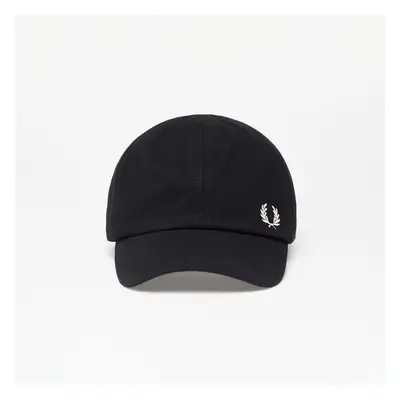 Kšiltovka FRED PERRY Pique Classic Cap Black/ Snowwhite