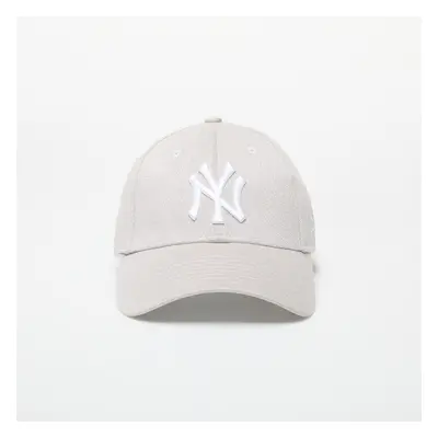 Kšiltovka New Era New York Yankees MLB Womens Glitter 9FORTY Adjustable Cap Metalic Silver/ Whit