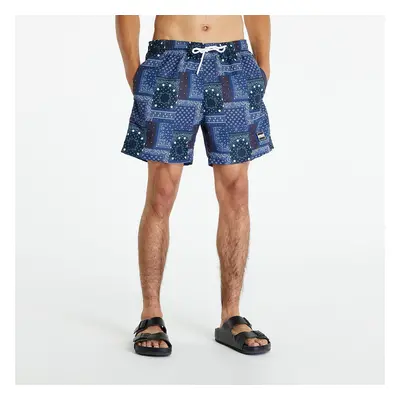 Plavky Urban Classics Pattern Swim Shorts Bandana Aop