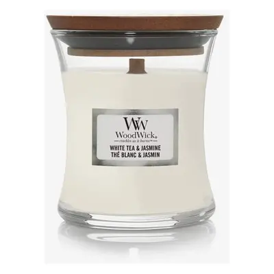 WoodWick Small Hourglass Candle - White Tea & Jasmine