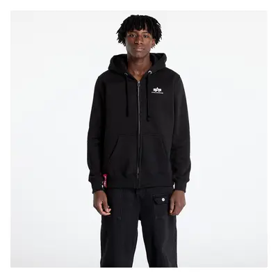 Mikina Alpha Industries Basic Zip Hoody SL Black