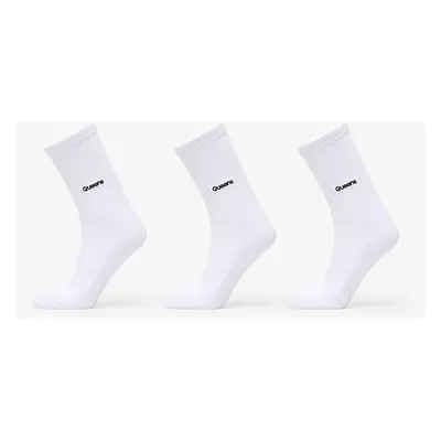 Ponožky Queens Essential Basic Crew Socks 3-Pack White