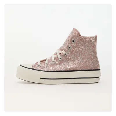 Tenisky Converse Chuck Taylor All Star Lift Platform Glitter Dusty Cinder/ Egret/ Black EUR