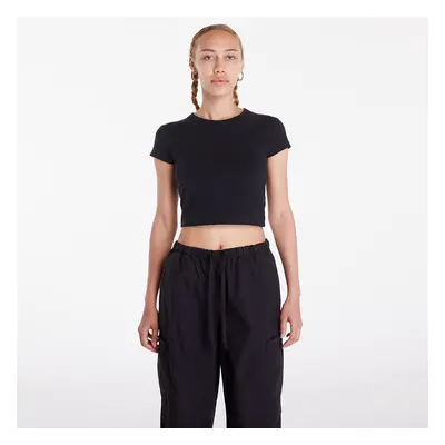 Tričko Urban Classics Ladies Stretch Jersey Cropped Tee Black