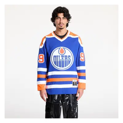 Dres Mitchell & Ness NHL Dark Jersey Oilers Wayne Gretzky Royal