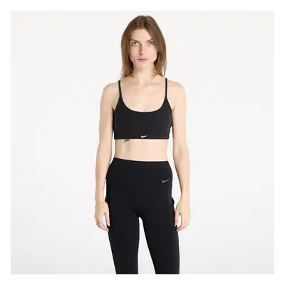 Podprsenka Nike Sportswear Classic Women's Light-Support Lightly Lined Ribbed Scoop-Neck Bra Bla