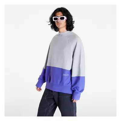 Mikina PREACH Shifted Reality Split Crewneck GOTS Purple/ Grey Melange