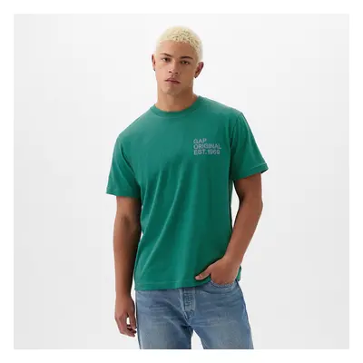 Tričko GAP Graphic Logo Tee Jade Stone