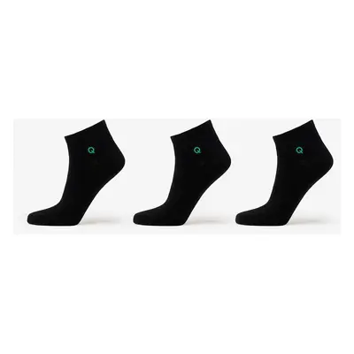 Ponožky Queens Essential Ankle Socks 3-Pack Black