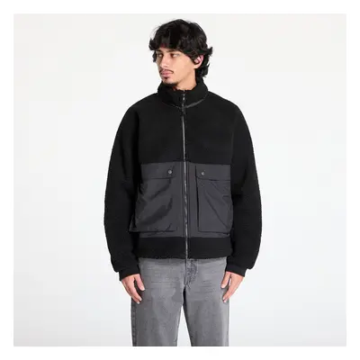 Bunda Urban Classics Short Raglan Sherpa Jacket Black