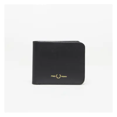 Peněženka FRED PERRY Burnished Leathr B'Fold Wallet Black